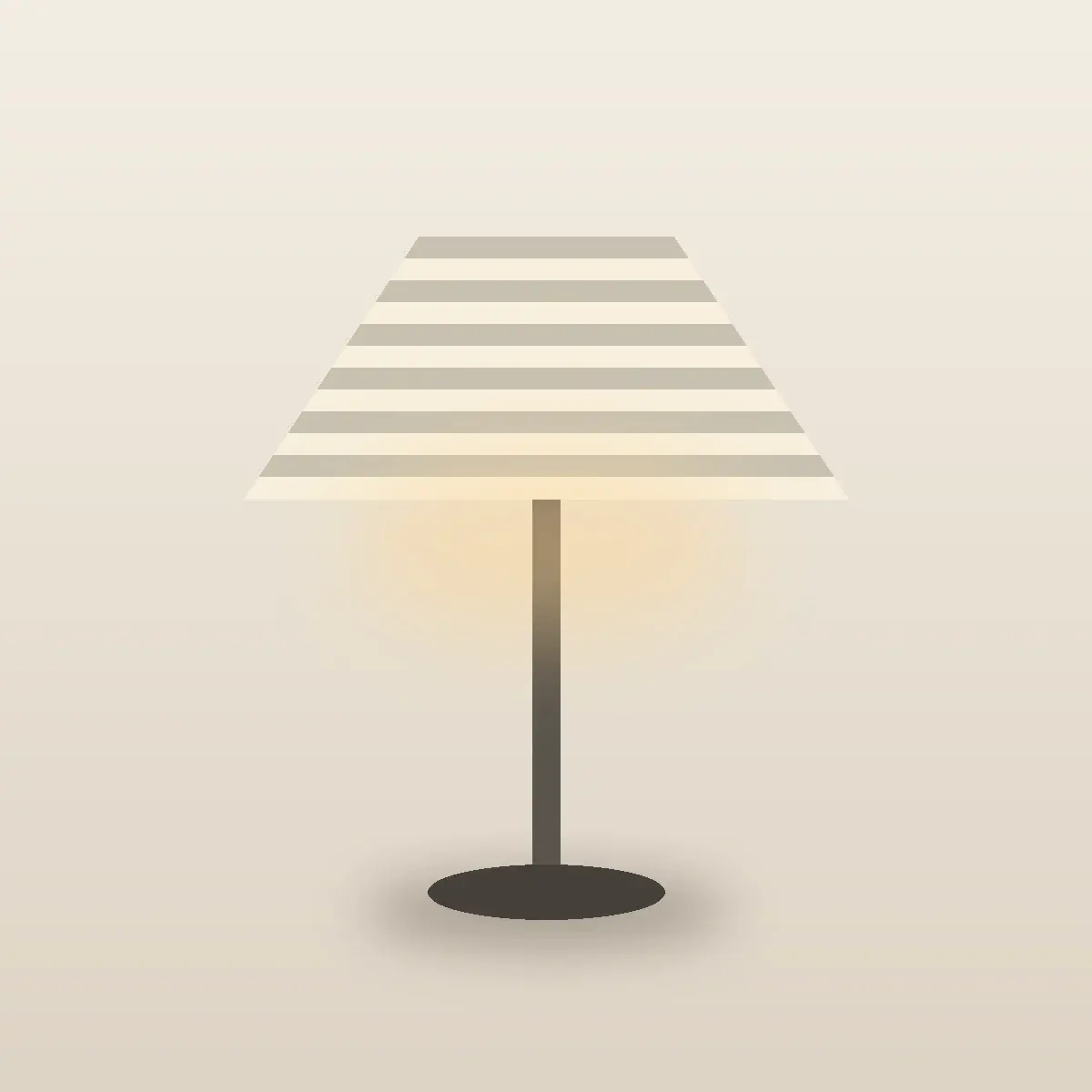 Layered Lamp Shade in Cream